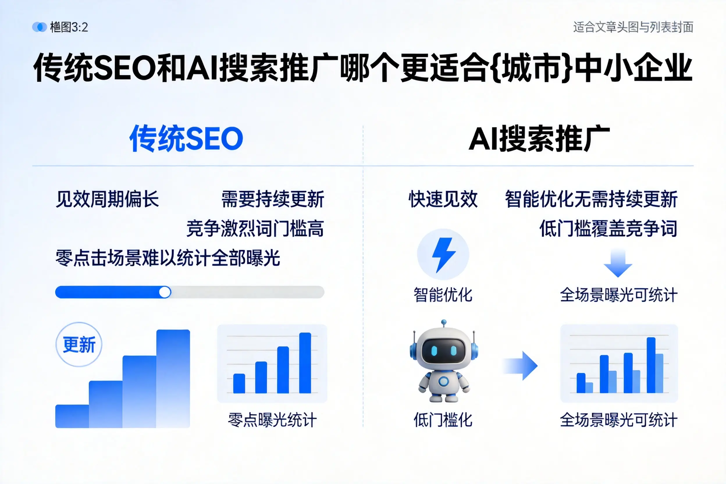 传统SEO和AI搜索推广哪个更适合张家口中小企业