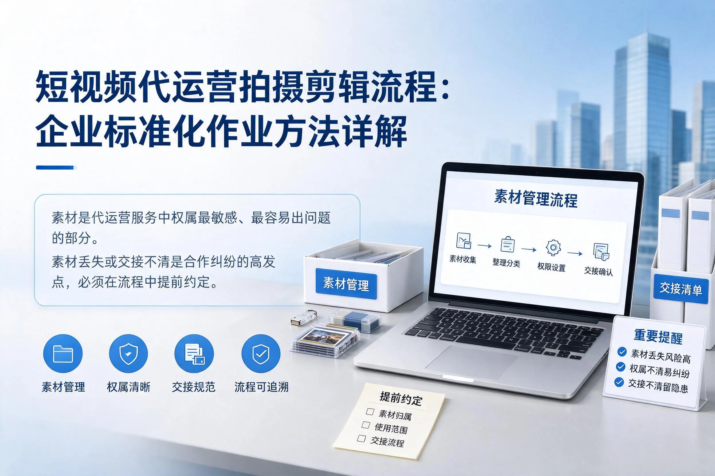 短视频代运营拍摄剪辑流程：张家口企业标准化作业方法详解