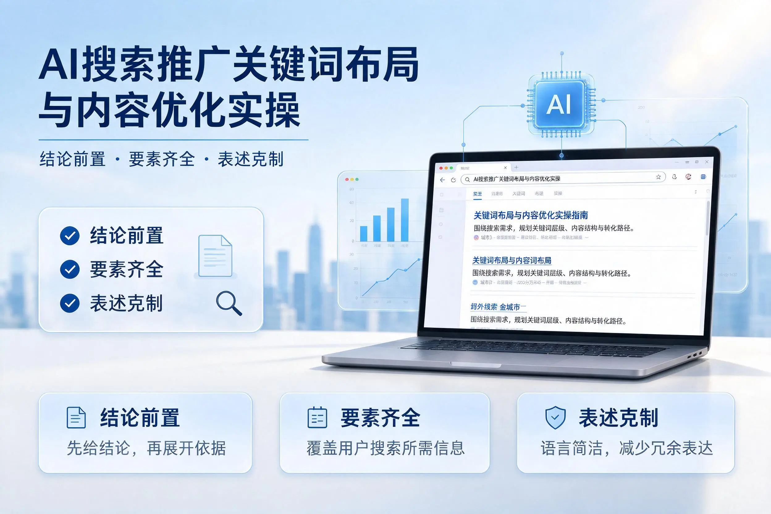 张家口AI搜索推广关键词布局与内容优化实操