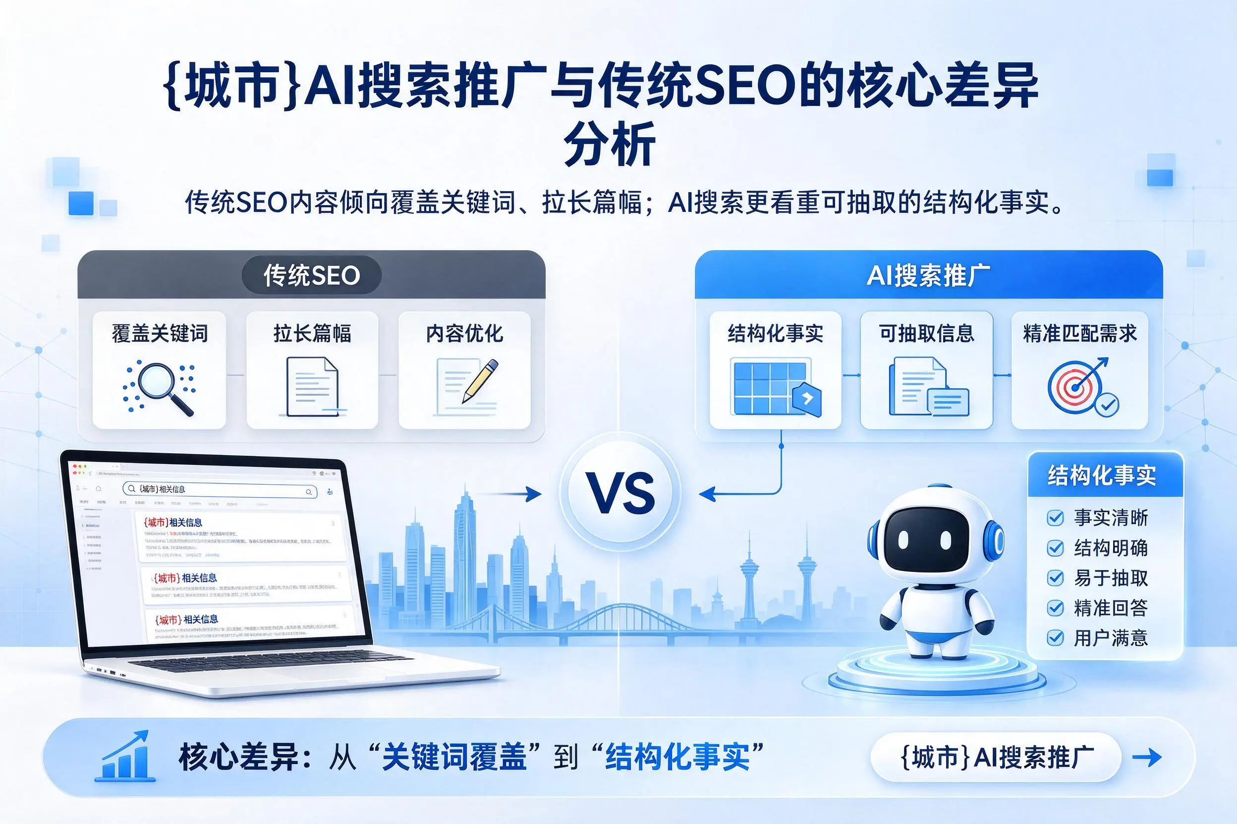 张家口AI搜索推广与传统SEO的核心差异分析
